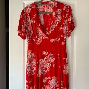 Free people red dress